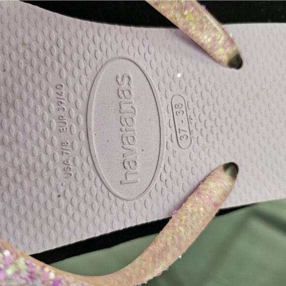 Shimmer Flip Flops 7.6 - Picture 4 of 5